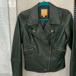 Takara Faux Leather Jacket EUC
